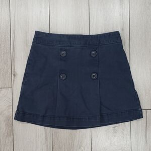 3/$25 Navy cotton girls uniform skort